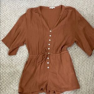 Z supply Button-Up Romper